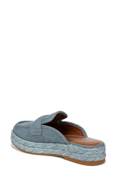 Zodiac Gizelle Platform Mule In Light Denim