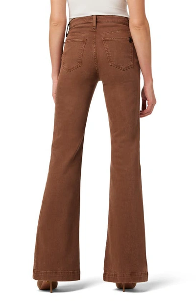 Joe's The Molly High Waist Flare Trouser Jeans In Walnut