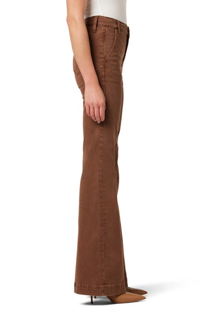 Joe's The Molly High Waist Flare Trouser Jeans In Walnut