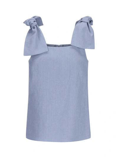 Shop Chloé Dresses In Pebble Blue