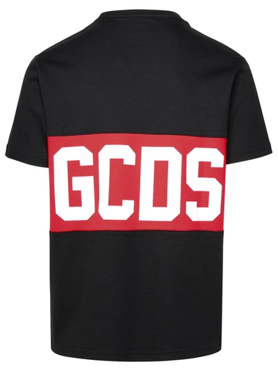 Shop Gcds T-shirt Logo Band In Black
