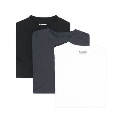 Shop Jil Sander T-shirts In White/black