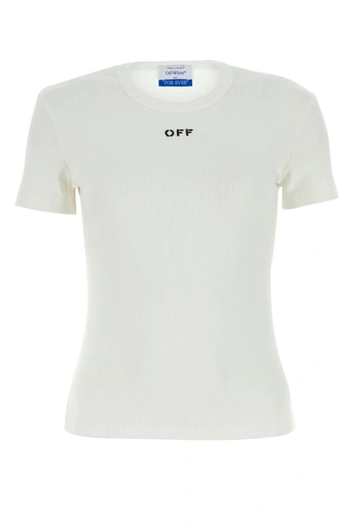 Shop Off-white Off White T-shirt In Whiteblack