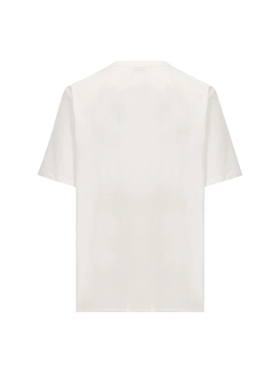 Shop Saint Laurent T-shirts And Polos In Naturel/noir