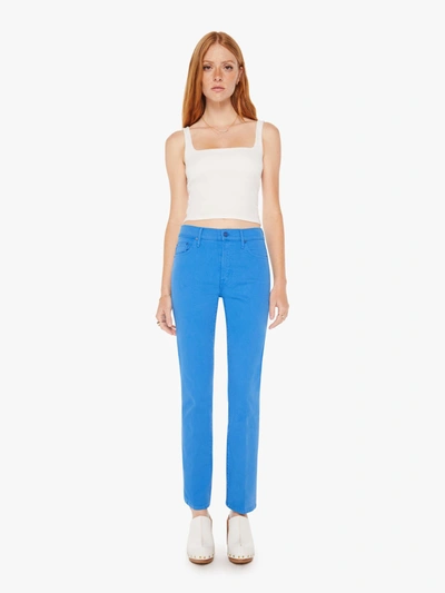 Shop Mother The Insider Flood Princess Jeans In Blue - Size 34