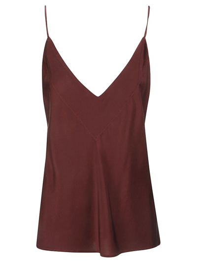 Shop Forte Forte Stretch Strappy Top In Brown