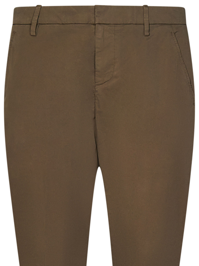 Shop Dondup Gaubert Trousers In Brown