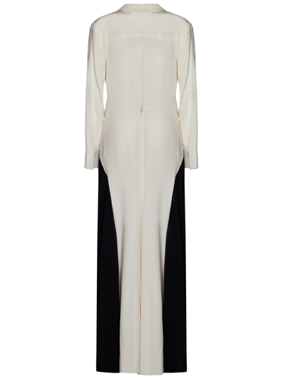 Shop Victoria Beckham Dress In Cream