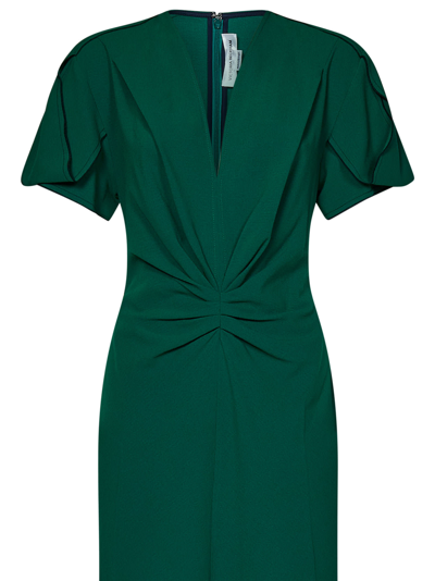 Shop Victoria Beckham Dress In Green