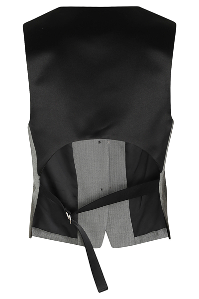 Shop Helmut Lang Tux Vest Str In Grey