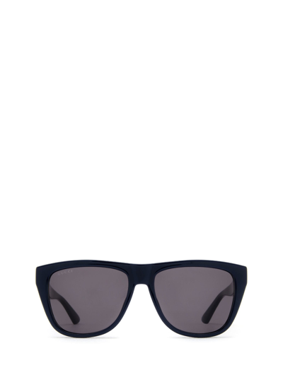 Shop Gucci Gg1345s Blue Sunglasses