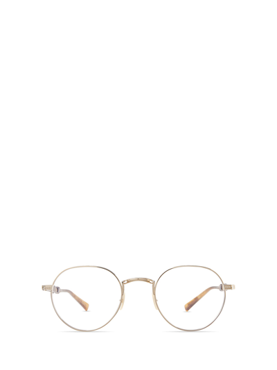 Shop Mr Leight Hachi Ii C 12k White Gold-marbled Rye Glasses