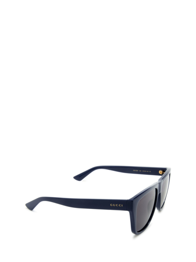 Shop Gucci Gg1345s Blue Sunglasses