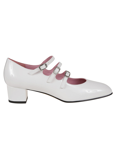 Shop Carel Kina Patent Leather In White Patent Leather