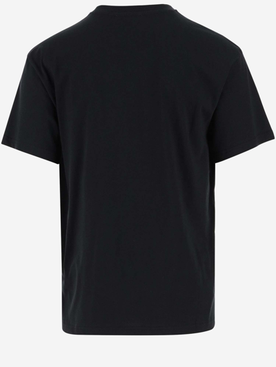 Shop Jw Anderson Cotton T-shirt With Logo In Black