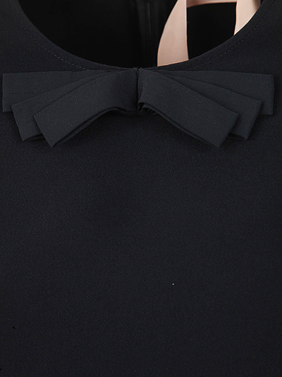 Shop N°21 Three Quarter Sleeve Mini Dress In Black