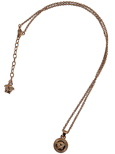Shop Versace Necklace Metal In  Gold
