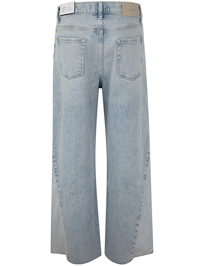 Shop 7 For All Mankind Zoey Mid Summer With Panel Jeans In Light Blue