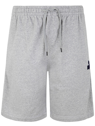 Shop Isabel Marant Mahelo Shorts In Gymd Grey Midnight