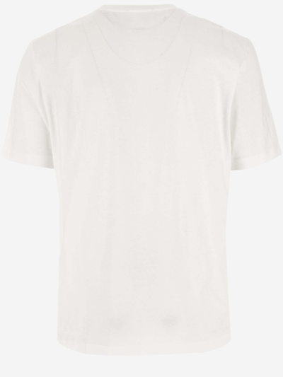 Shop Versace Cotton T-shirt With Logo In White