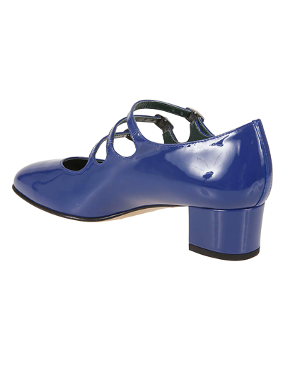 Shop Carel Kina Patent Leather In Navy Patent Leather