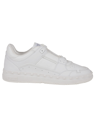 Shop Valentino Sneaker Freedots In Bo Bianco Bianco Bianco