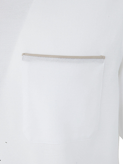 Shop Zegna Pure Cotton Polo In White