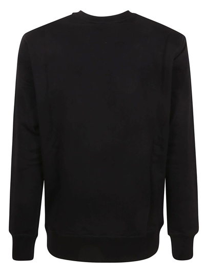 Shop Alexander Mcqueen Printed Sweatshirt In Black White
