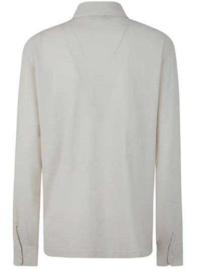 Shop Herno Crepe Shirt In Ice