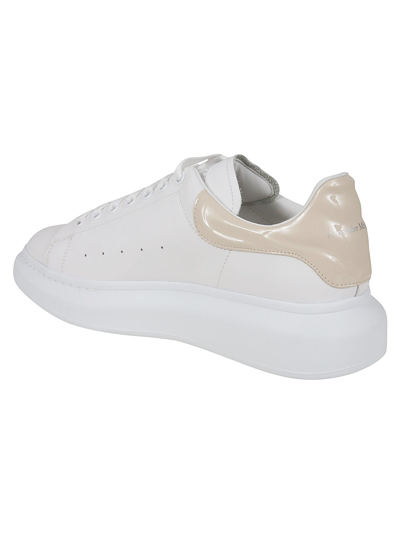 Shop Alexander Mcqueen Sneaker Oversize In White Oyster