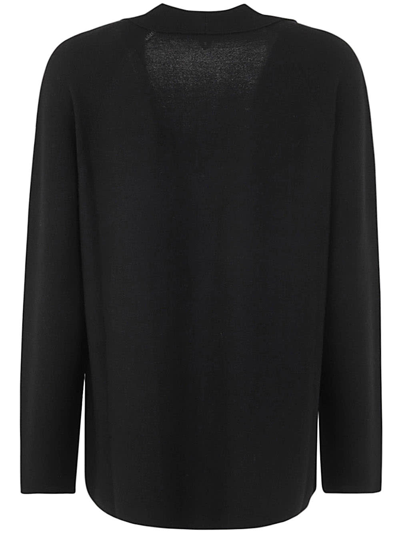 Shop Lardini Knitted Jacket In Black