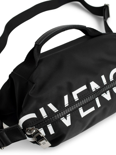 Shop Givenchy G-zip Bumbag In Black White
