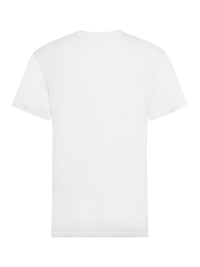 Shop Alexander Mcqueen T-shirt Dutch Floral Prt In White Black