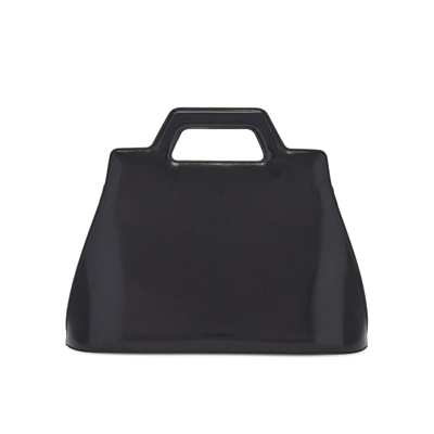 Shop Ferragamo Wanda Bag In Black