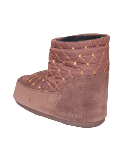 Moon Boot Icon Low Quilted Boots In Brown