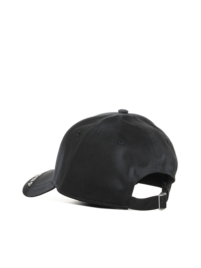 Shop 44 Label Group Hat In Black+44lg Dirty White Emb