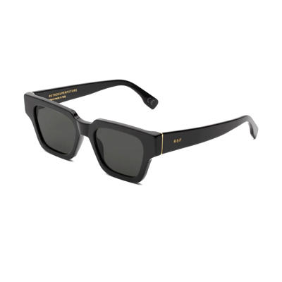 Shop Retrosuperfuture Storia Black Sunglasses In Nero