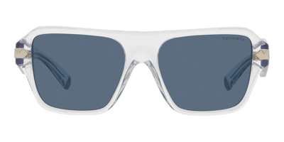 Shop Tiffany & Co . Square Frame Sunglasses In Transparent