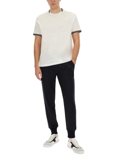 Shop Paul Smith Cotton T-shirt In White