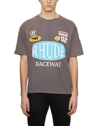 Shop Rhude T-shirts & Tops In Grey
