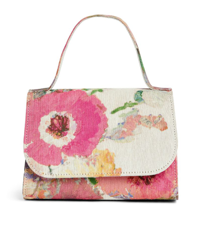 Shop Marchesa Couture Marchesa Kids Couture Floral Top-handle Bag In Multi
