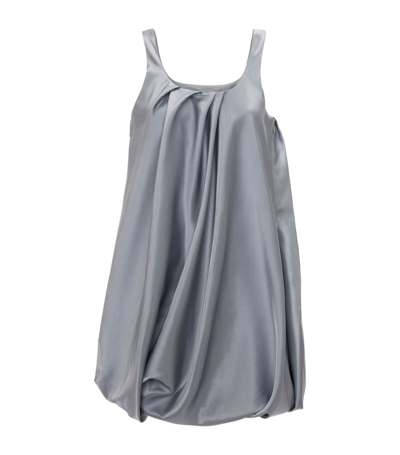 Shop Jw Anderson Twisted Mini Dress In Grey