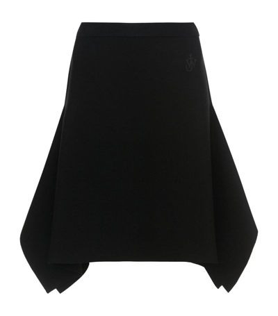 Shop Jw Anderson Square-hem Skirt In Black