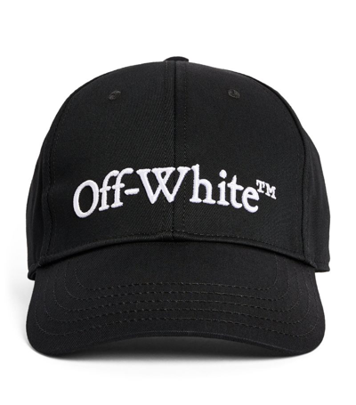 Shop Off-white Bookish Baseball Cap In Black