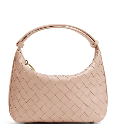 Shop Bottega Veneta Small Wallace Top-handle Bag In Pink