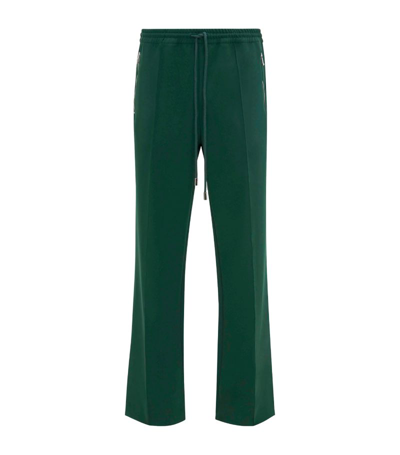Shop Jw Anderson Drawstring Track Pants In Green