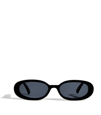 Shop Le Specs Outta Love Sunglasses In Black