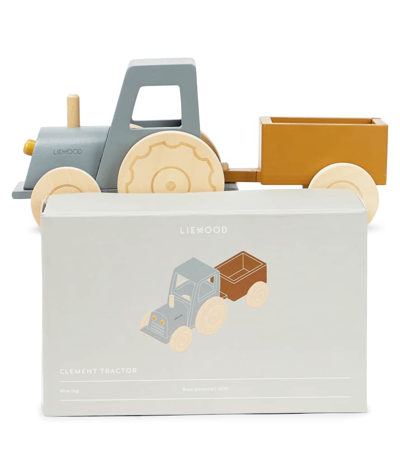 Shop Liewood Baby Clement Wooden Toy In Blue