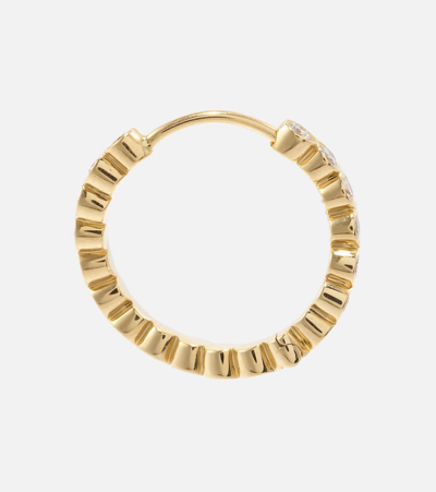 Shop Sophie Bille Brahe Courant 18kt Gold Single Earring With Diamonds