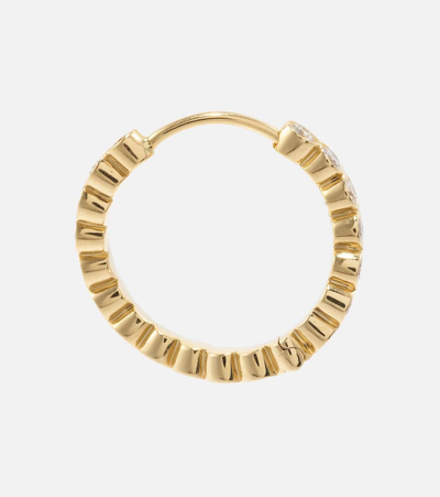 Sophie Bille Brahe Courant 18kt Gold Single Earring With Diamonds In Gold